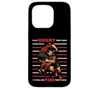 Giocare Rugby Hanno Detto Che Sarà Divertente Divertente Bokke World Custodia per iPhone 15 Pro