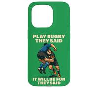 Giocare Rugby Hanno Detto Che Sarà Divertente Divertente Bokke World Custodia per iPhone 15 Pro
