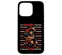 Giocare Rugby Hanno Detto Che Sarà Divertente Divertente Bokke World Custodia per iPhone 15 Pro Max