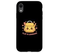 Giocare sta imparando l'insegnante di scuola materna prescolare Custodia per iPhone XR