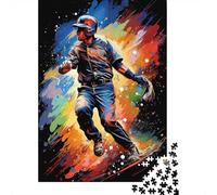 Giocatore di baseball Azione Bundle Di Puzzle Da 1000 Pezzi Per Amanti, Carta Riciclata, Decorazione Murale, Regalo Di Festa, Gioco Cerebrale 38x26cm/1000pcs