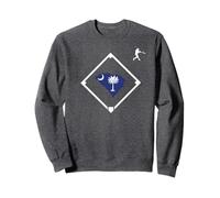Giocatore di baseball della Carolina del Sud del diamante del campo di Felpa