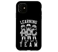 Giocatore di baseball torna a scuola divertente ABC Learning Team Custodia per iPhone 11