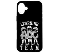 Giocatore di baseball torna a scuola divertente ABC Learning Team Custodia per iPhone 16 Plus
