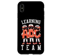 Giocatore di baseball torna a scuola divertente ABC Learning Team Custodia per iPhone XS Max
