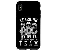 Giocatore di baseball torna a scuola divertente ABC Learning Team Custodia per iPhone XS Max