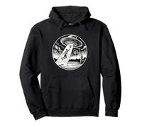 Giocatore di basket Dunking Ball Court Hoop divertente Felpa con Cappuccio