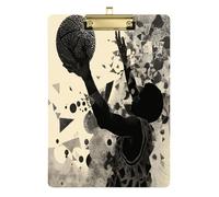 Giocatore di basket per bambini portablocco impermeabile per calcio softball Coaching Dimensioni 9 x 12,5 Tablas para escribir