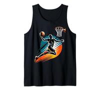 Giocatore di Basket Vintage Compleanno Uomini Ragazzi Retro Canotta