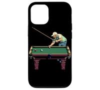 Giocatore di biliardo Pixel Art Custodia per iPhone 12/12 Pro