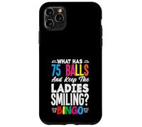 Giocatore di Bingo 75 Palline Mantenere le signore sorridenti Custodia per iPhone 11 Pro Max