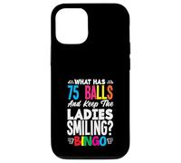 Giocatore di Bingo 75 Palline Mantenere le signore sorridenti Custodia per iPhone 12/12 Pro