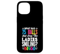 Giocatore di Bingo 75 Palline Mantenere le signore sorridenti Custodia per iPhone 15