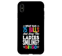 Giocatore di Bingo 75 Palline Mantenere le signore sorridenti Custodia per iPhone XS Max