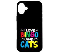 Giocatore di Bingo Amo Bingo E Gatti Fan Custodia per iPhone 16 Plus