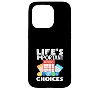 Giocatore di Bingo Le scelte importanti della vita Divertimento Custodia per iPhone 15 Pro