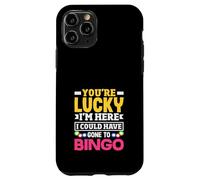 Giocatore di Bingo Sei fortunato Sono Qui Poteva Andare Custodia per iPhone 11 Pro