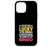 Giocatore di Bingo Sei fortunato Sono Qui Poteva Andare Custodia per iPhone 12 Pro Max