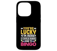 Giocatore di Bingo Sei fortunato Sono Qui Poteva Andare Custodia per iPhone 14 Pro