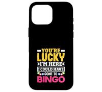Giocatore di Bingo Sei fortunato Sono Qui Poteva Andare Custodia per iPhone 16 Pro Max