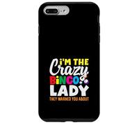 Giocatore di bingo Sono la signora pazza del bingo avvertito Custodia per iPhone 7 Plus/8 Plus