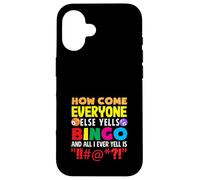 Giocatore di Bingo Tutti urlano Bingo Custodia per iPhone 16