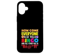 Giocatore di Bingo Tutti urlano Bingo Custodia per iPhone 16 Plus