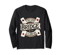 Giocatore Di Bridge A Day Spend Playing Bridge Maglia a Manica