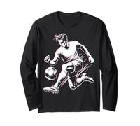 Giocatore di calcio - passione calcio partita azione sportiva Maglia a Manica