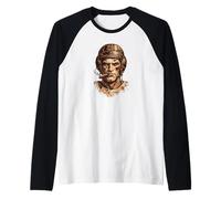 Giocatore di Calcio Vintage Anni '20 Maglia con Maniche Raglan