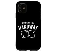 Giocatore di Craps del casinò che lo fa il Hardway Dadi Due Custodia per iPhone 11