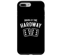 Giocatore di Craps del casinò che lo fa il hardway dadi sei Custodia per iPhone 7 Plus/8 Plus