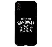 Giocatore di Craps del casinò che lo fa il hardway dadi sei Custodia per iPhone XS Max