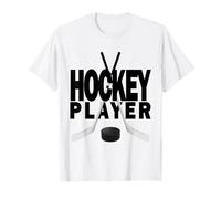 Giocatore di Hockey con Disco e bastoni - Quello Che Amo Fare, Giocare Maglietta