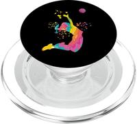 Giocatore di pallavolo Colorsplash Ragazze Bambini Beach Volley PopSockets PopGrip per MagSafe