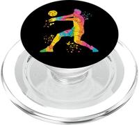 Giocatore di pallavolo Colorsplash Ragazze Bambini Beach Volley PopSockets PopGrip per MagSafe