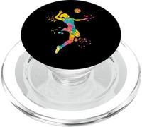 Giocatore di pallavolo Colorsplash Ragazze Bambini Beach Volley PopSockets PopGrip per MagSafe
