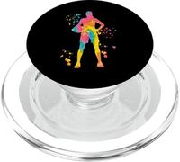 Giocatore di pallavolo Colorsplash Ragazze Bambini Beach Volley PopSockets PopGrip per MagSafe