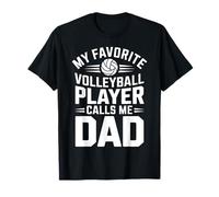 Giocatore di pallavolo Papà Pallavolo Divertente Maglietta
