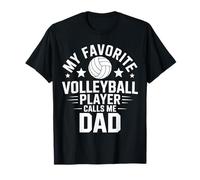 Giocatore di pallavolo Papà Pallavolo Divertente Maglietta