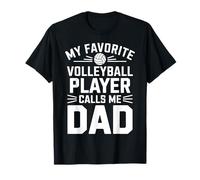 Giocatore di pallavolo Papà Pallavolo Divertente Maglietta