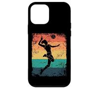 Giocatore di pallavolo Vintage Uomo Donna Beach Volley Custodia per iPhone 12 mini