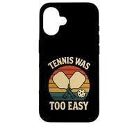 Giocatore di Pickleball retrò Il tennis era troppo facile Custodia per iPhone 16