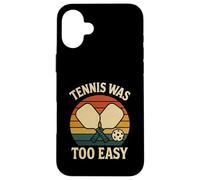 Giocatore di Pickleball retrò Il tennis era troppo facile Custodia per iPhone 16 Plus