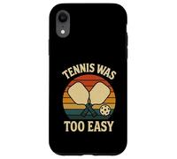 Giocatore di Pickleball retrò Il tennis era troppo facile Custodia per iPhone XR