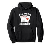 Giocatore di Poker Divertente Big Deck Energy Felpa con Cappuccio