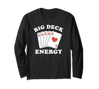 Giocatore di Poker Divertente Big Deck Energy Maglia a Manica