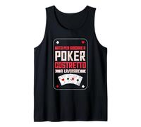 Giocatore Di Poker Nato Per Giocare A Poker Canotta