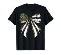Giocatore di rugby 4 luglio Bandiera Americana Camouflage Coquette Maglietta