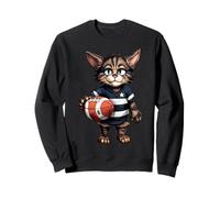 Giocatore di Rugby Gatto Felpa